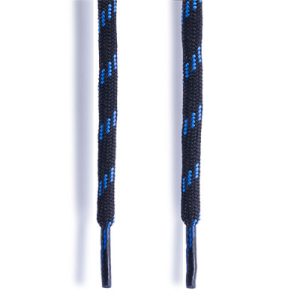 Schnürsenkel Wintestiefel Schwarz / Blau