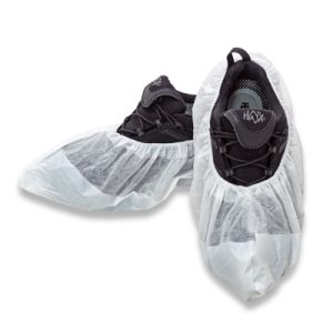 Weisse Polypropylen Überschuhe
