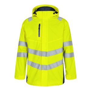 Safety Shellparka, Gelb/Blue Ink