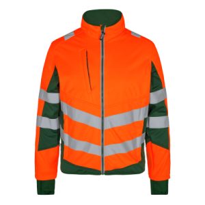 Safety Softshelljacke, Orange/Grün