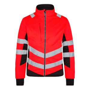 Safety Softshelljacke, Rot/Schwarz
