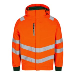 Safety Pilotjacke, Orange/Grün