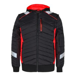 Cargo Steppjacke, Schwarz/Rot