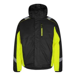 Cargo Winterjacke, Schwarz/Gelb
