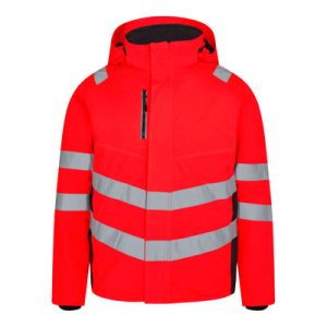 Safety Winterjacke, Rot/Schwarz