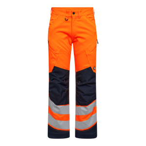 Safety Hose, Orange/Blue ink