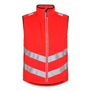 Safety Softshellweste, Rot