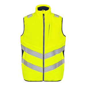 Safety Stepp-Innenweste, Gelb/Blue Ink