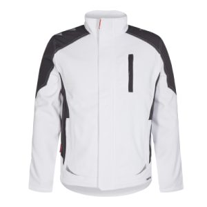 Galaxy Softshelljacke, Weiss/Anthrazit Grau