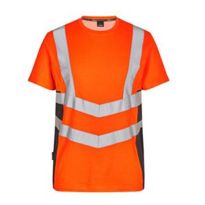 Safety T-Shirt, Orange/Anthrazit Grau