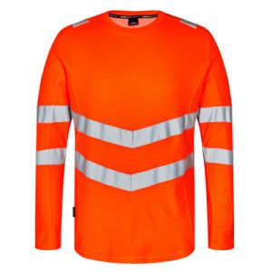 Safety Langarm-Shirt, Orange