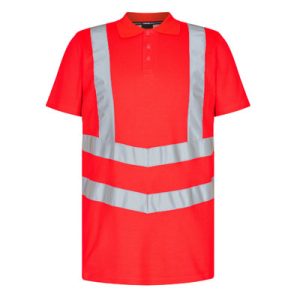 Safety Poloshirt, Rot