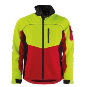 Arbeitsjacke TAPIO Expert, HiVis gelb/rot/schwarz