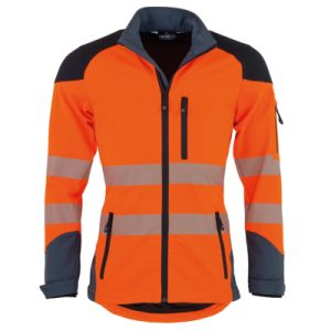 Arbeitsjacke TAPIO Protect, HiVis orange/grau