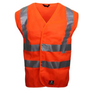 Weste BORMIO SAFETY Gäbris, hi-vis Orange