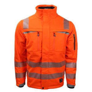 Softshelljacke BORMIO SAFETY Dom, hi-vis Orange