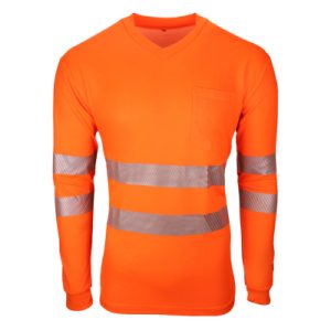 Warnschutz-Shirt BORMIO SAFETY Irchel, hi-vis Orange