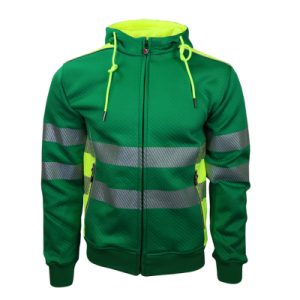Hoodie BORMIO SPIRIT Urda, Gelb/Hellgrün