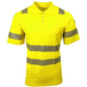 Warnschutz-Polo BORMIO SAFETY Röti, hi-vis Gelb