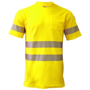 Shirt BORMIO SAFETY Piz Palü, hi-vis Gelb