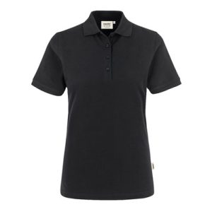 Damen Poloshirt Classic, schwarz