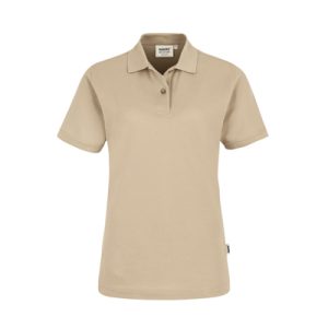 Damen Poloshirt Top, sand