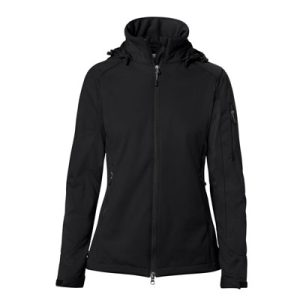 Damen Softshelljacke Alberta, schwarz