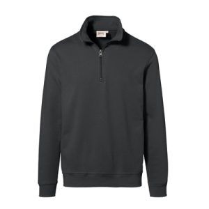 Zip-Sweatshirt Premium, anthrazit