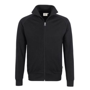 Sweatjacke College, schwarz