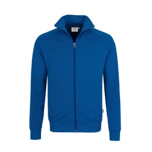 Sweatjacke College, royalblau