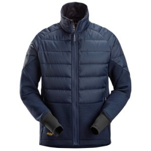 Snickers FlexiWork Hybrid-Jacke, Navy/Dark Navy Meliert