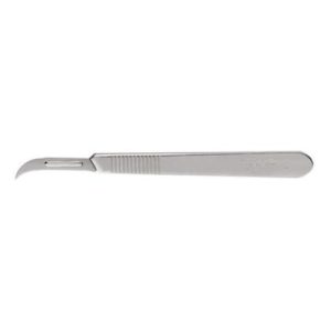 Grafix Scalpell klein mit Klinge Nr. 12, Metall-Griff