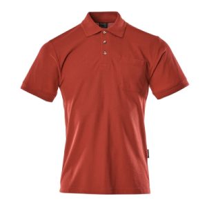 Borneo CROSSOVER Polo-Shirt Brusttasche, Rot