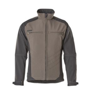 Dresden UNIQUE Softshelljacke, Dunkelanthrazit/Schwarz