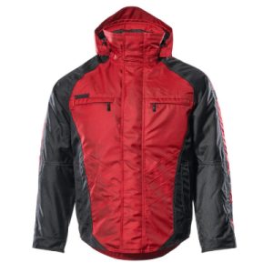 Frankfurt UNIQUE Winterjacke, Rot/Schwarz