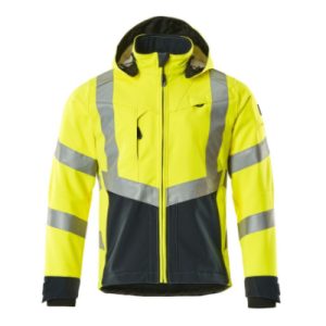 Blackpool Soft Shell Jacke, hi-vis Gelb/Schwarzblau