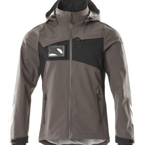 Hard Shell Jacke ACCELERATE, Dunkelanthrazit/Schwarz