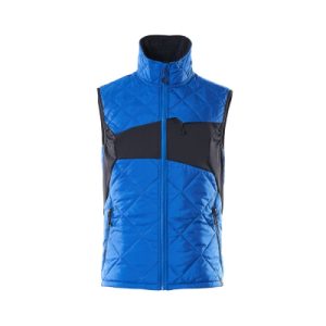 Thermoweste mit CLIMASCOT®, Azurblau/Schwarzblau
