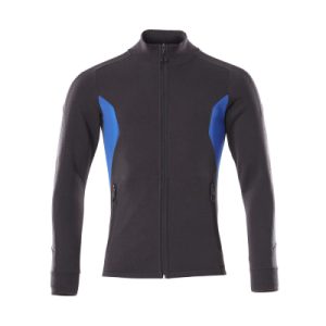 Sweatshirt ACCELERATE, Schwarzblau/Azurblau