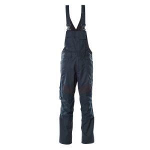 Latzhose mit Knietaschen ACCELERATE, Schwarzblau