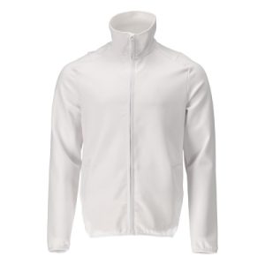 Fleecepullover mit Reißverschluss CUSTOMIZED, Weiss