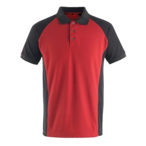 Bottrop UNIQUE Polo-Shirt, Rot/Schwarz