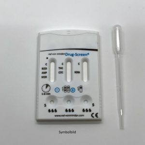 Drogenschnelltest Urin / Pipettier Mehrfachtest, 5 Parameter
