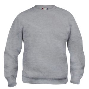 CLIQUE Basic Roundneck, Graumeliert