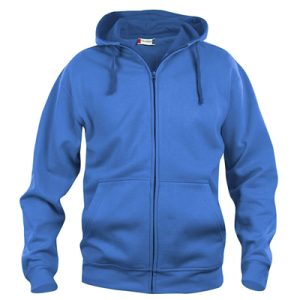 CLIQUE Basic Hoody Full Zip, Royal Blau