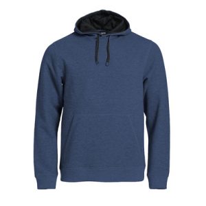 CLIQUE Classic Hoody, Blaumeliert