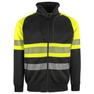 PROJOB Sweatshirt Jacke, Yellow/Black