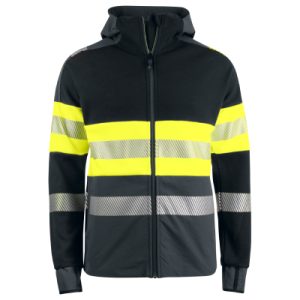 PROJOB Kapuzenjacke, Schwarz/Gelb