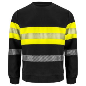 PROJOB Sweatshirt, Gelb/Schwarz