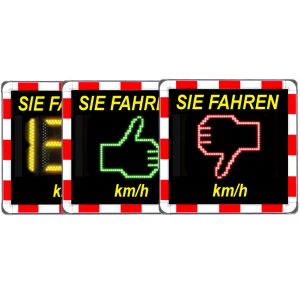 Speeddisplay 70 x 70 cm